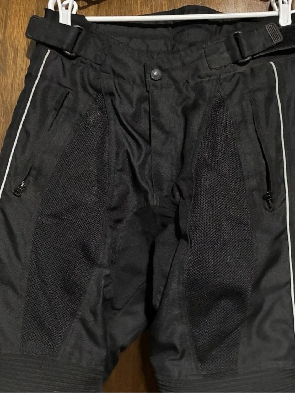 Sliders Kevlar Motorcycle Pants Men's Black Performance Mens Pants Large Long - Picture 2 of 10